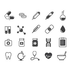 collection of medical icons