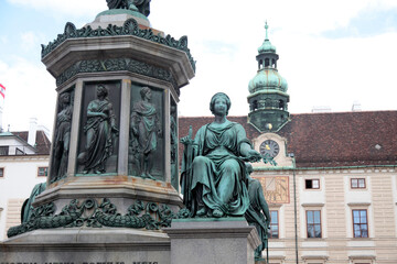 Fototapeta na wymiar Vienna, Austria, hofburg sissi palace was the residence of Habsburg