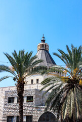 Fototapeta na wymiar Basilica of the Annunciation in Nazareth