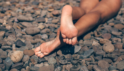 Beautiful woman legs. Sexy legs. 