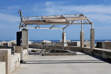 Acciaroli - Tettoia sul pontile