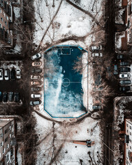 soccer field from above © Денис Щиголев