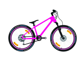 Fototapeta premium Bicycle, bike Vector design