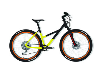 Fototapeta na wymiar Bicycle, bike Vector design