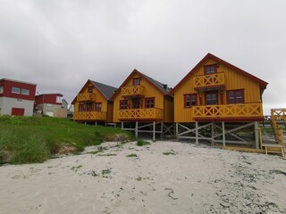 Rorbu Cabin Bleik Beach Andøya Northern Norway