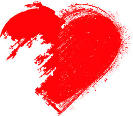 Set of Hearts . Grunge stamps collection.love Shapes for your design.Distressed symbols. Textured Valentine's Day signs.Vector 