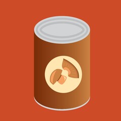 can of mushrooms