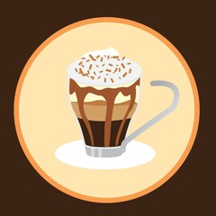 cup of coffee with whipped cream