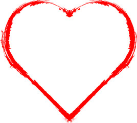 Set of Hearts . Grunge stamps collection.love Shapes for your design.Distressed symbols. Textured Valentine's Day signs.Vector 