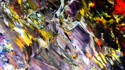 Colorful abstract background wallpaper. Modern motif visual art.  Mixtures of oil paint. Trendy...