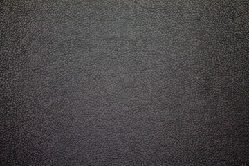 Texture black leather. The leather has a nice grain.