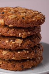 yummy musli orange  natural homemade cookies