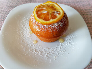 orange fruit cake