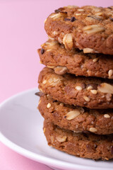 yummy musli orange  natural homemade cookies