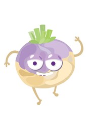 happy turnip character