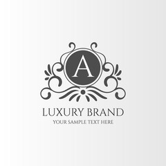 Premium luxury creative letter A logo for company. - Vector.