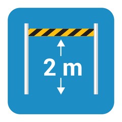 vehicles height limit board