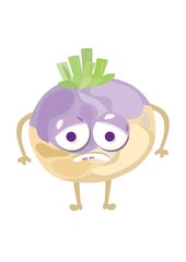 sad turnip character