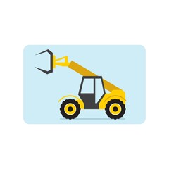 heavy construction vehicle