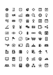 set of various icons