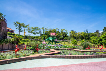 Lotus Pond, Lianhuashan Park, Panyu, Guangzhou, China