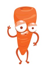 Obraz premium carrot character