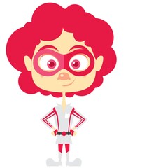 masked superhero cartoon