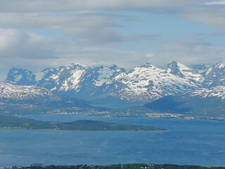 Tromsø Panoramic View from Fløya Northern Norway