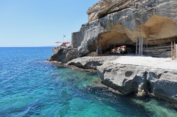 Santa Cesarea Terme - Lavori a Baia Fontanelle