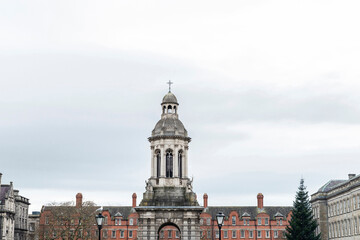 Obraz premium Campanile of Trinity College Dublin, Ireland