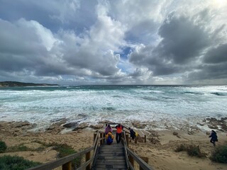 the beaches of Mandurah and Busselton in Western Australia
