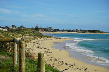 the beaches of Mandurah and Busselton in Western Australia