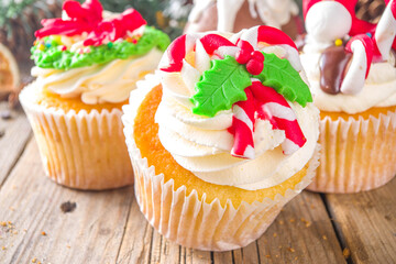 Christmas cupcakes