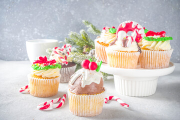 Christmas cupcakes