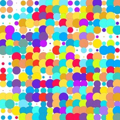 pattern with colorful circles