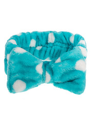headband with polka dots soft fluffy in bows