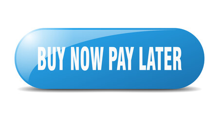 buy now pay later button. buy now pay later sign. key. push button.