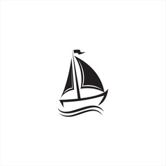 boat icon isolated on white background from vehicles and transport collection.