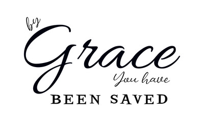 Christian faith, Typography for print or use as poster, card, flyer or T Shirt 