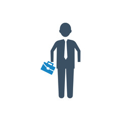 Businessman manager icon