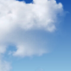 Natural background with cloud on blue sky