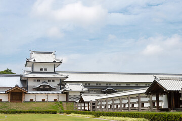 Kanazawa Castle Park in Kanazawa, Ishikawa, Japan. a famous historic site.