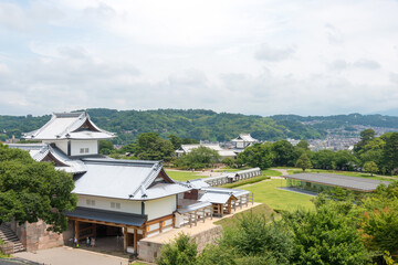 Fototapeta na wymiar Kanazawa Castle Park in Kanazawa, Ishikawa, Japan. a famous historic site.