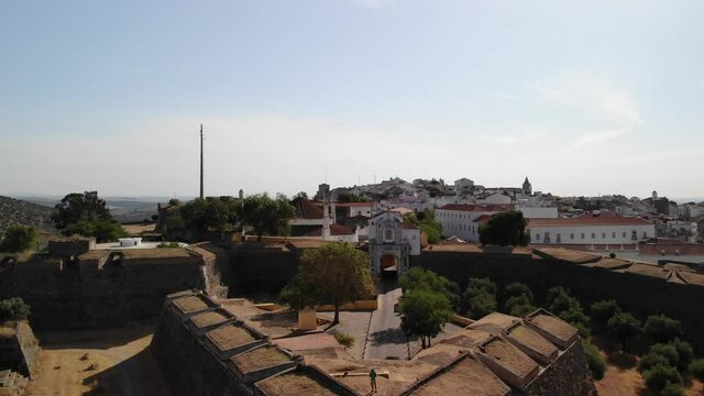 The entry to the old castle of Elvas