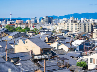 Fototapeta premium 京都 祇園の家並み