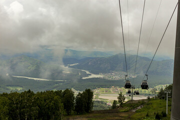 At the foot of the lift