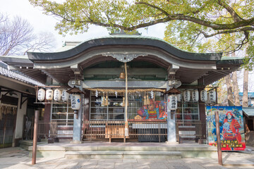 Sanko Shrine in Tennoji, Osaka, Japan. a famous historic site.