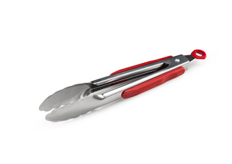 food tong on white background