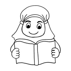 girls are learning to read the Quran