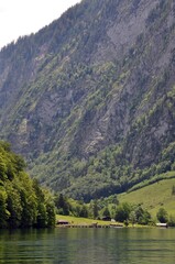 Fototapeta na wymiar Der Königssee im Berchtesgadener Land